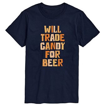 Men's Will Trade Candy For Beer Graphic Tee