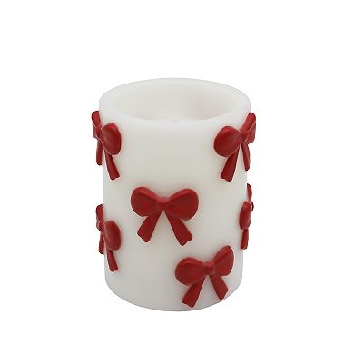 Celebrate Together™ Decorative Bow LED Pillar Candle