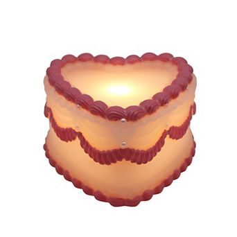 Celebrate Together™ Valentine's Day Heart-Shaped Cake LED Candle