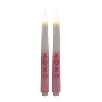 Celebrate Together™ Valentine's Day Taper LED Candles 2 pc Set
