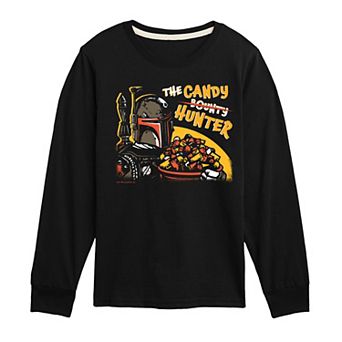 Boys 8-20 Star Wars The Mandalorian Candy Hunter Long Sleeve Graphic Tee