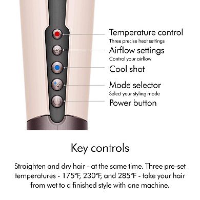 Limited Edition Airstrait Wet-to-Dry Straightener in Amber Silk