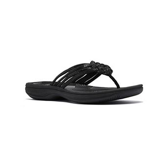 Clarks® Breeze Gem Women's Cloudstepper Flip Flop Sandals