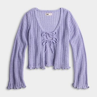 Plus Size & Regular SO® Double Tie Cardigan