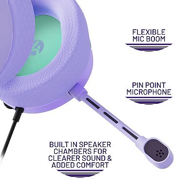 4Gamers Panther Gaming Headset MIX - Lavender & Mint