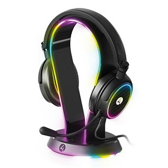 4Gamers Light Up Headset & Stand Bundle