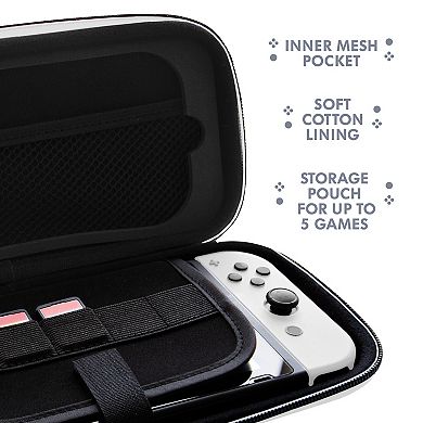 4Gamers Premium Travel Case for Nintendo Switch & Switch Lite