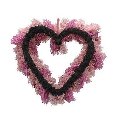 Celebrate Together™ Valentine's Day Heart Shaped Pom Pom Wreath