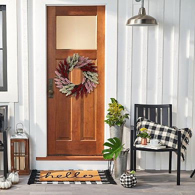 Celebrate Together™ Valentine's Day Red Tri Color Artificial Wreath