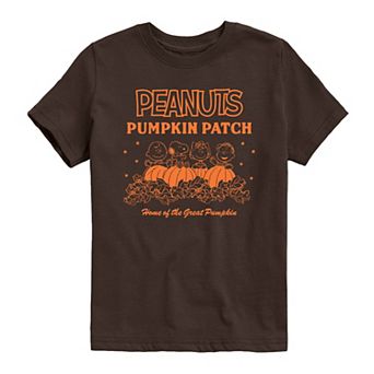Boys 8-20 Peanuts Pumpkin Patch Home Of The Great Pumpkin Graphic Tee