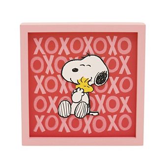 Celebrate Together™ Peanuts Snoopy XOXO Caption Box Wall Decor