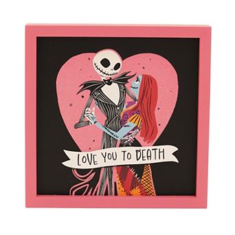 Celebrate Together™ Disney's The Nightmare Before Christmas "Love You to Death" Caption Box Table Decor