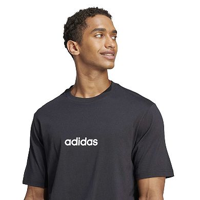 Big & Tall adidas Essentials Linear Single Jersey Sportswear T-Shirt