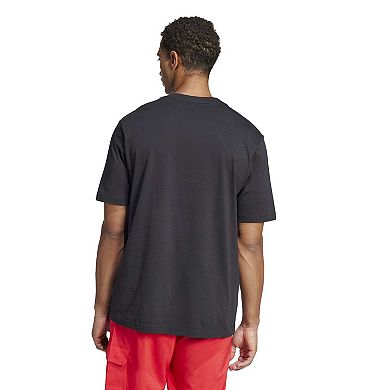 Big & Tall adidas Essentials Linear Single Jersey Sportswear T-Shirt