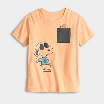 Baby & Toddler Jumping Beans® Peanuts Snoopy Graphic Short Sleeve Pocket Tee
