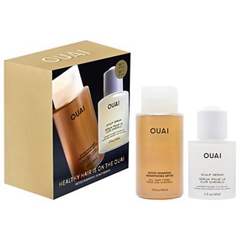 OUAI Detox Shampoo & Scalp Serum Hair Gift Set