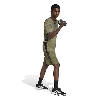 Big & Tall adidas Workout Essentials Base 3-Stripes Pique Shorts