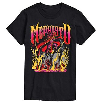 Big & Tall Marvel Strange Tales Mephisto Metal Short Sleeve Graphic Tee