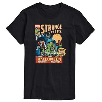 Big & Tall Marvel Strange Tales Halloween Madness From Marvel Poster Short Sleeve Graphic Tee
