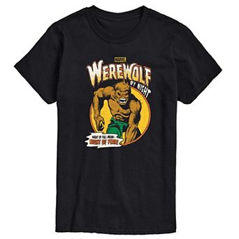 Big & Tall Marvel Strange Tales Werewolf By Night Short Sleeve Graphic Tee