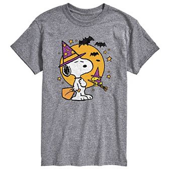 Big & Tall Peanuts Snoopy & Woodstock Witchcraft Short Sleeve Graphic Tee