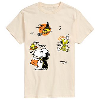 Big & Tall Peanuts Halloween Collage Short Sleeve Graphic Tee