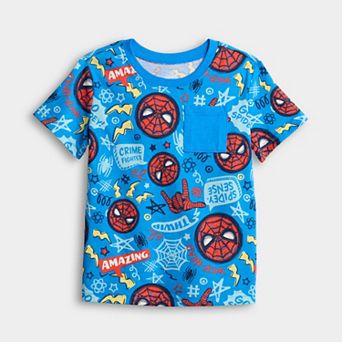 Baby & Toddler Jumping Beans® Marvel Spider-Man Short Sleeve Pocket Tee