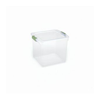 Homz 31-qt Soft-Lock Latching Storage Bin