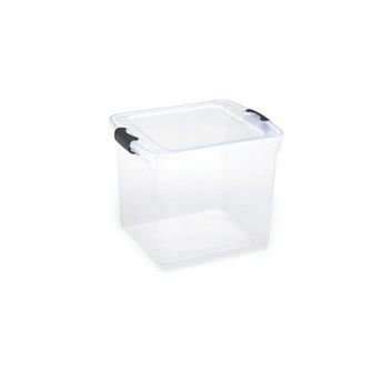 Homz 31-qt Soft-Lock Latching Storage Bin