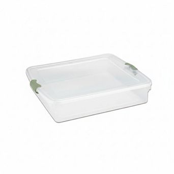 Homz 56-qt Sage Soft-Lock Latching Underbed Storage Bin