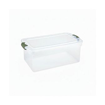 Homz 64-qt Sage Soft-Lock Latching Storage Bin