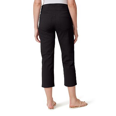 Plus Size Gloria Vanderbilt Amanda Pull-On Capri Pants