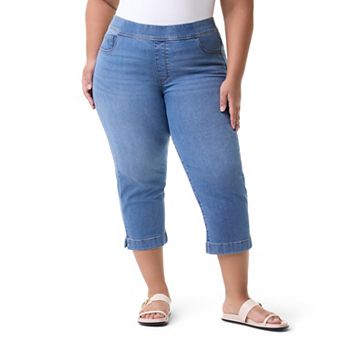 Plus Size Gloria Vanderbilt Amanda Pull-On Capri Pants
