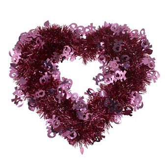 Celebrate Together™ Valentine's Day Tinsel Heart Wreath