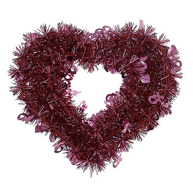 Celebrate Together™ Valentine's Day Tinsel Heart Wreath