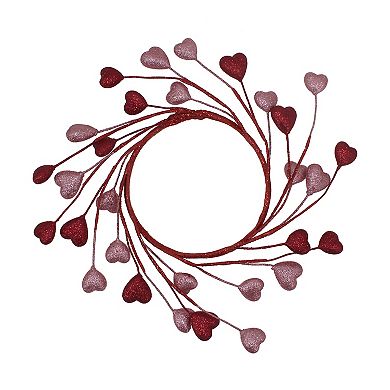 Celebrate Together™ Valentine's Day Mini Valentine Wreath with Glitter Hearts