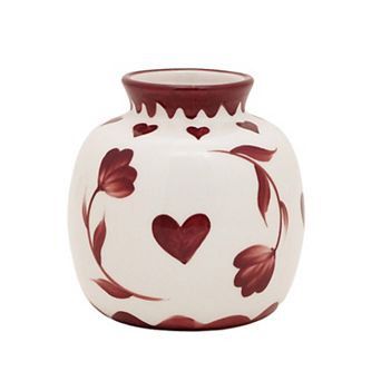 Celebrate Together™ Valentine's Day Hand-Painted Ceramic Vase