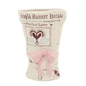 Celebrate Together™ Valentine's Day Ceramic Newspaper Vase