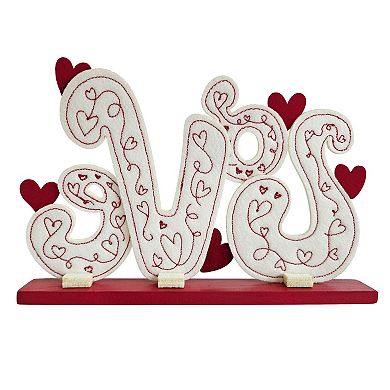 Celebrate Together™ Valentine's Day Felted Love Sentiment Table Decor