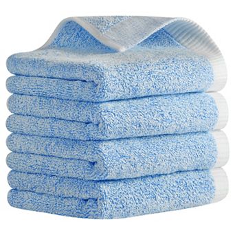 Solid Hand Towels, Soft Absorbent Decorative Hand Towel Set for Bath, Kitchen 13x29 Inch 4 Pack