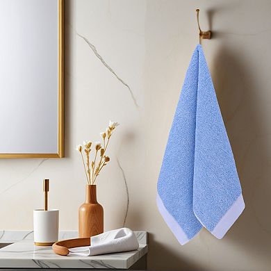 Solid Hand Towels, Soft Absorbent Decorative Hand Towel Set for Bath, Kitchen 13x29 Inch 2 Pack