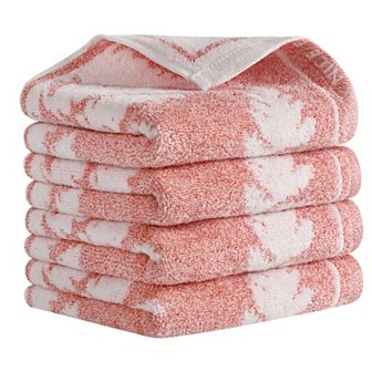 Leaves Pattern Hand Towels Soft Absorbent Decorative Hand Towel for Decor, 13"x29" 4 Pack