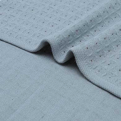 Waffle Hand Towels for Bathroom 2 Pack, Cotton Soft Absorbent Towel for Face Spa Bath Gym 13"x29"