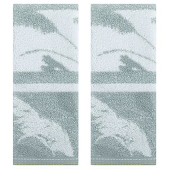Plant Pattern Decorative Hand Towels, 14x29 Inch Soft Absorbent Cotton Towel 2 Pack