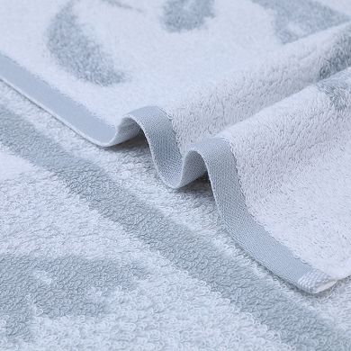 Plant Pattern Decorative Hand Towels, 14x29 Inch Soft Absorbent Cotton Towel 4 Pack