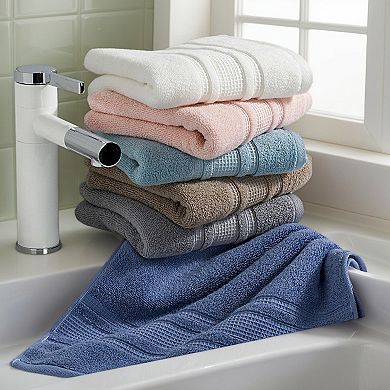 Waffle Cotton Hand Towel Set of 2, Solid Soft Absorbent Hand Towels for Bathroom, Hand, Face 13"x29"