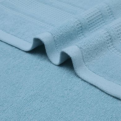 Waffle Cotton Hand Towel Set of 2, Solid Soft Absorbent Hand Towels for Bathroom, Hand, Face 13"x29"