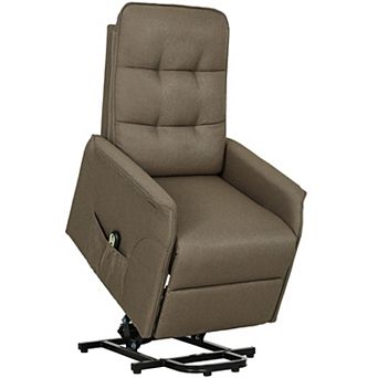 HOMCOM Lift Recliner Chair, Power Lift Sofa with Quick Assembly, Deep