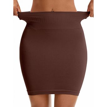Women's High Waist Tummy Control Half Slips Slimming Fit Shaping Under Dress