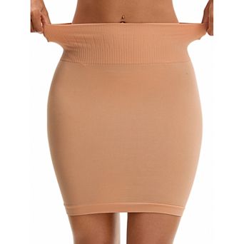 Women's High Waist Tummy Control Half Slips Slimming Fit Shaping Under Dress